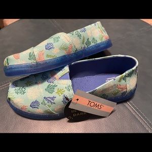 Toms Youth Glow in the Dark Alpargatas